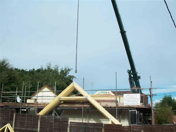 Roof repair work